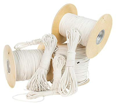 Paracord Planet Cuerda de algodón trenzado de diamante resistente a la intemperie de 1/8 pulgadas, 3/16 pulgadas, 5/32 pulgadas, 10-1500 pies, ideal para plantas en maceta, Cuerda de Persiana