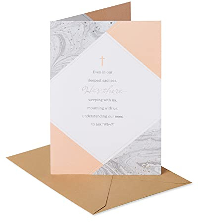 American Greetings Religious Sympathy Card (He's There)