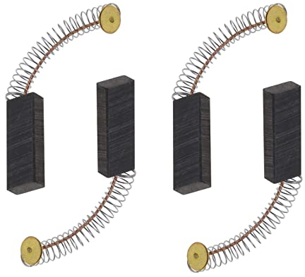 ECSiNG 2 paires Balais de Charbon de Moteur 6x11x30mm pour Meuleuse d'angle Perceuse à Percussion Rotative Scie Circulaire Outil Électrique