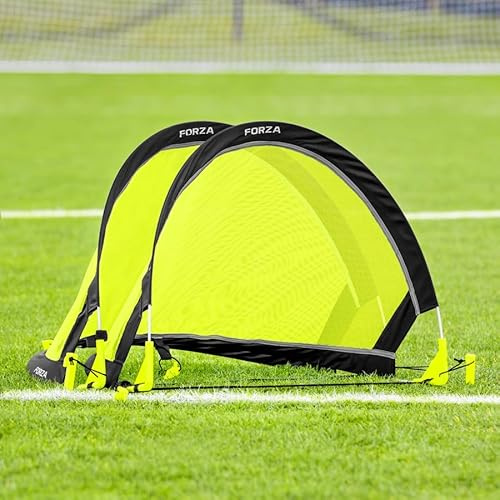 Flash Pop-Up Fussballtore für Garten, Dieses Tor Set ist als EIN Paar geliefert und in 3 Größen erhältlich - 0,76m, 1,2m oder 1,8, für sofortigen Spaß (0,76m (Einzeln))
