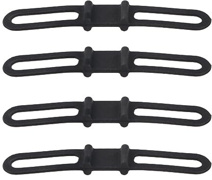Milisten 5er Set Silikonbänder Halterung Für Fahrradlicht Und Handy Elastische Licht Halterung Für Mountainbike Zubehör