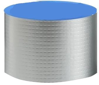 Butyl Band Aluminiumfolie, Butyl-Dichtungsband, super wasserdichte Versiegelungen, selbstklebendes Dichtmittel, Wand-Riss-Stopp-Lecks, Dachrohr-Reparatur-Kanal-Fixierband(Color:10cm x 10 Meter)