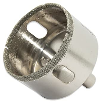 Flyshop Scie cloche diamantée de 55 mm - Foret diamanté - Durable - Scie-cloche pour carrelage - Perçage précis - Foret de scie cloche diamantée pour couper le verre, le bois, le carrelage, la