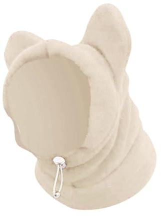 KESOTO Hunde-Wintermütze, Hunde-Kapuze, warme Mütze, verdickte, weiche Hundeohren-Abdeckung für kleine, mittelgroße und große Hunde, Katzen, Camping, S