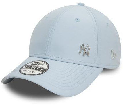 New Era New York Yankees MLB 9Forty Cap NY Logo Kappe schlicht Sommer verstellbar hellblau - One-Size