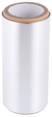 FRCOLOR 1 Rouleau papier d'aluminium de salon papillote ongle colorant pour cheveux papier d'aluminium pour la coloration des cheveux feuille de permanente de coiffure blanche