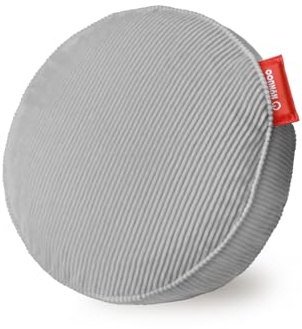 Nunuoo Kordelstoff mit Wärmefunktion – Rundes – Infrarot-Heiztechnologie – Heizelemente – mit automatischer Abschaltung – Winterkissen – kabellos – über USB aufladbar – 4~8 Stunden Wärme.(Grau)