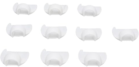 SALALIS Calibro per Cucire con Blocco del Punto Sul Bordo Mini Righello per Dito Strumento per Misurare L'ago per Cuciture per Aiuti per Cucire Quilting 2 Mm Bianco, Leggero e Robusto, per