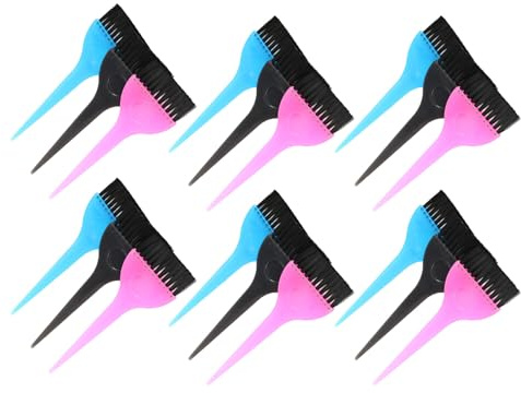 Ensemble de Pinceaux pour Teinture Capillaire, 18 Pièces, Plastique | Peigne Applicateur, Coloration Précise, Poignée Ergonomique Antidérapante, Salon et Barber Shop, Tous Types de Cheveux