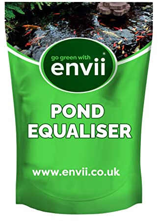 Envii Pond Equaliser – Pond pH Buffer Instantly Balances, and Stabilises pH, KH and GH Levels, Pond Ammonia Remover, Works All Year Round Through Winter - Treats 5,000 Litres (1,100 Gallons)