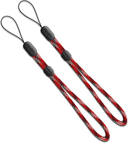 Ringke Lanyard Dragonne Poignet [Varsity Red] [2-Pack] pour Téléphone, Smartphone, Caméra, DSLR, USB