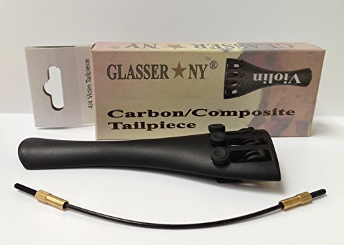 Glasser Saitenhalter für Violinen aus Carbon/Composite mit Feinstimmern (Vioin 1/4 Saitenhalter)