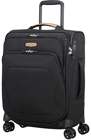 Samsonite Spark SNG ECO - Spinner S (Länge: 40 cm), Koffer, 55 cm, 43 L, Schwarz (Eco Black)