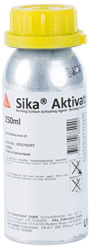 SIKA - Haftreiniger für Klebeflächen Sika Aktivator-205 Transparent, 250ml | Lösemittelbasierter Haftreiniger - Für nicht poröse Untergründe - Reinigt und aktiviert vielseitige Klebeflächen