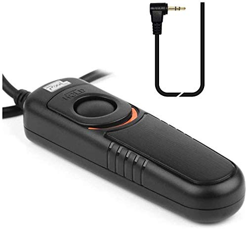 PIXEL RC-201/E3 Remote Switch Shutter Release Cord for Canon EOS Rebel T6 T7 T5 EOS R R6 Mark II R6 R7 R8 R10 R100 RP T8i T7i T6s T6i T5i T4i SL3 SL2 90D 80D 70D 77D M5 M6 Mark II SX70 SX60 & More