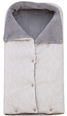 JYOKO KIDS Saco Capazo para Bebé de Polar Teddy Extra Suave – Antialérgico, Protección Óptima contra el Viento y Frío – Ideal para Piel Sensible, Recién Nacidos y Bebés (BLOOM, POLAR)