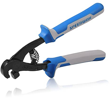 SPEEDWOX Parrot Tile Nibbler, 8 Tiles Cutter and Nippers with TPR Hangles, for Porcelain Mosaic Ceramic Mirror Tile Snipper Score Tile Working