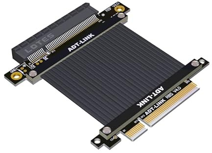 Allowish PCIE 4.0 X8 auf X8 Verlängerungskabel PCIE4.0 Riser Unterstützung Netzwerkkarte USB-Karte (5 cm, R88SF 4.0)