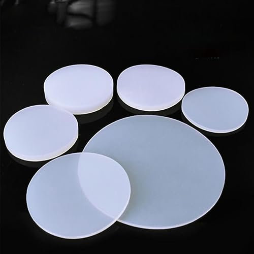 1/2/5pcs Weiß Solide Runde Silikon VMQ Gummi Dichtung Dichtungen Pad Dia 5-150mm dick 0,5-8mm-120mm (1Pc)-1.5mm