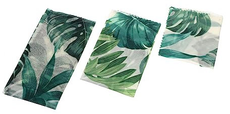 Alipis 3pcs Beeswax Fresh-keeping Cloth Food Packing Paper Reusable Sandwich Wrap Beeswax Wraps for Food Storage