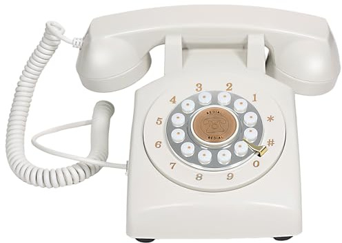 Tonep Audio Guest Book Wedding Phone: Audio Phone GuestBook, Retro Style Audio Guest Book Phone for Wedding, Birthday Party, Anniversary and Other Special Occasions (Beige)
