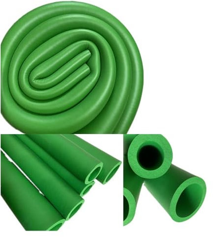 MZPOZB Schaumstoff-Rohrisolierung 1PCS 1M 18-32mm ID Wärmedämmung Rohr Schwamm Schaum Gummi Rohr Wrap Grün Rohr weiche Kann Beliebig Schneiden DIY Schaumstoffschlauch(ID28 OD38 mm Green)