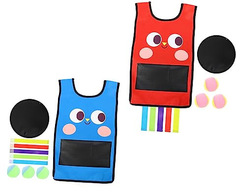BCOATH 2sätze Klebrige Ballweste Für Outdoor-Spiele Spielweste Aus Hochwertigem Material Einfach Zu Reinigen Und Angenehm Zu Tragen Geeignet Für Gemeinsames Spielen Von Eltern Und