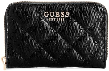 GUESS Laurel SLG Medium Zip Around Wallet M Black
