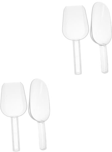 Garneck 4pcs Versatile Plastic Scoop Ice Food Scoop Serving Tool Home Supplies