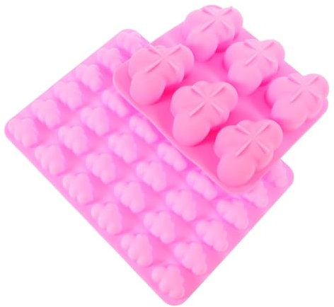 Alipis 2pezzi Stampo Silicone Forma Di Per Dolci e Di Mold Per Fondant Cioccolatini e Cubetti Di Ghiaccio Per Cucina e