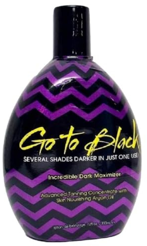 Supretan Go To Black Dark Tanning Lotion Maximizer 350ml – Indoor & Outdoor Tanning Bed Lotion for Deep Bronzing – Fast-Acting Dark Tan Enhancer with Skin Nourishing Ingredients