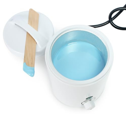 Vaxvärmare, 40W professionell hårborttagningsmaskin för varmt vax, 200 ml snabbsmältande ljusmakare, 194 ° F temperaturjusterbar, 360 ° värmespole, för hårborttagning och hudförsköning