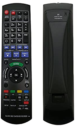 Replacement Remote Control For PANASONIC N2QAYB000762 BLU RAY DVD RECORDER REMOTE CONTRO LDMR-PWT635&DMR-PWT530