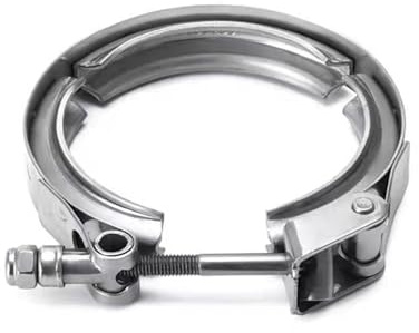 Abrazadera de banda en V de liberación rápida de acero inoxidable 304 de 1,5 a 6 pulgadas, solo for brida de tubo de escape turbo.(1.5 inch)