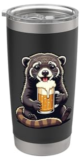 Binturong Bier Doppelwandiger Edelstahl-Thermobecher