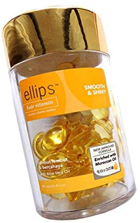 Ellips Hair Vitamin (Moroccan Oil Smooth & Shiny) 50 Capsule @ 1ml