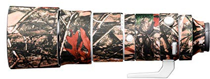 easyCover - Lens Protection Camouflage Cover - Objektivschutz - Schutz für Ihr Kameraobjektiv - Geeignet für Sony FE 200-600 F5.6-6.3 G OSS - Wald Camouflage