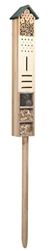 vidaXL Hôtel à Insectes 15x11x150 cm Maison d'Abeilles Bourdon Bois de Sapin