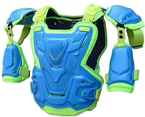Hcclijo Rodilleras de Motocross Rodilleras Protector ATV Deportes Motor-Racing Guard Seguridad Rodilleras AR08 Azul XL