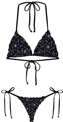 OnlyFans bikini, Svart, One Size