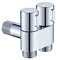 Robinet à double contrôle, G1/2 2,5 cm, double contrôle, robinet de machine à laver, vanne triangulaire, pommeau de douche, lavabo de toilette