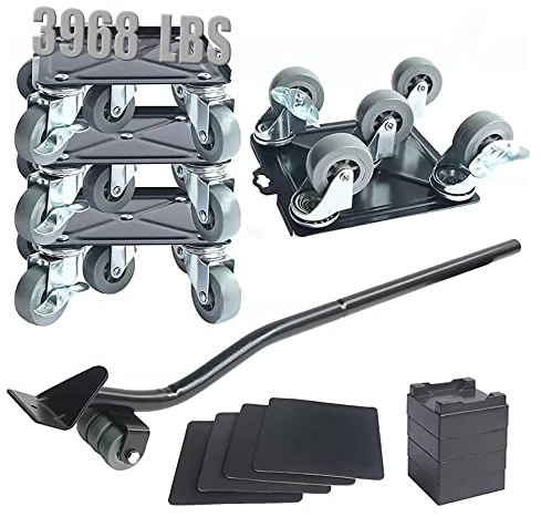 DUEBEL Heber Möbel Schieber für Hartholzböden Jack Möbel Dolly Gerät Dolly für bewegliche Pads Möbel Movers Schieber 3968LBS 1800KG