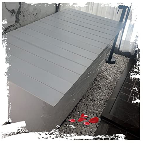Copertura Vasca da Bagno, Spessore 0,6cm Copertura Vasca Da Bagno Mensola Da Bagno, PVC Pieghevole Bordo Antipolvere, Isolamento Vassoi Vasca Da Bagno Per Prenota Vino Telefono Bagno Doccia pieghevole