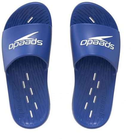 Speedo Men's Slides | Pool Sliders | Quick Dry, Navy, 9 UK