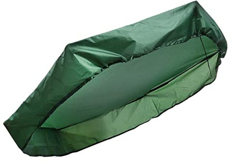 CIYODO Sandkastenabdeckung Hexagon 180x150cm Oxford Gewebe Grün Uv Schutz Mit Kordelzug Für Garten Und Terrasse