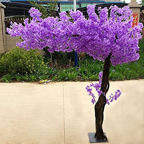 TAIYUESHAN Künstlicher Kirschblütenbaum, Kirschblüten-Dekor, künstliche Kirschblüten-Kunstpflanzen, Baum, weinender Kirschbaum, künstliche Pflanze mit echten Holzstielen B-1,8 x 1,5 m Family