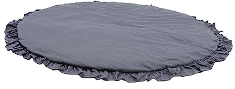 Beaupretty Alfombra para Gatear para Bebés Acolchada y Cómoda de Tela, Tapete Redondo para Jugar y Aliviar Presión Gateo