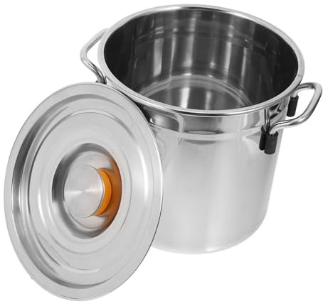 ABOOFAN Olla Inoxidable con Tapa para Guisos y Carnes Guisadas Gran Capacidad para Uso Comercial para Cocinas