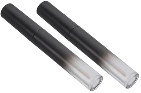 HAPINARY Leere Lipgloss Tuben Rund 2 Stück Kunststoff Nachfüllbehälter Selbstgemacht Lipgloss Tragbare Für Kosmetik