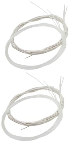 FUNOMOCYA 2 Sätze Guitar String Kit akustische Gitarrenparts gitarren saiten akustiksaiten Akustikgitarre Ersatzteile gitarrensaiten konzertgitarre Gitarrenzubehör Nylon Weiß